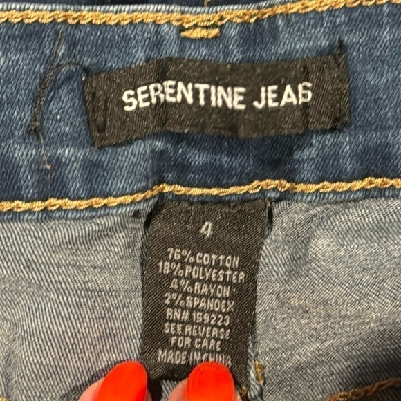 Serpentine Dark Blue Skinny Jeans Size 4 - Picture 5 of 5